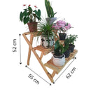 Jardim Vertical estante escada 3p para vasos Flores ou Horta na varanda Apartamento