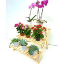 Jardim Vertical estante escada 3p para vasos Flores ou Horta na varanda Apartamento