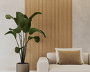 Kit até 100 Placas Painel Ripado Em MDF Decoração 45x11
