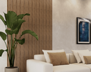 Kit até 100 Placas Painel Ripado Em MDF Decoração 45x11