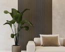 Kit até 100 Placas Painel Ripado Em MDF Decoração 45x11