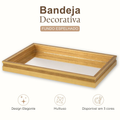 Bandeja Espelhada Decorativa em MDF Premium