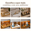 Bandeja Espelhada para Decoração - Cozinha, Salão, Cantinho do Café, Sala - 25x38cm | 22x32cm