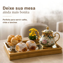 Bandeja Espelhada para Decoração - Cozinha, Salão, Cantinho do Café, Sala - 25x38cm | 22x32cm