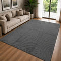 Tapete Sala 2,00x1,50 Alto Relevo Moderno Premium Macio Antiderrapante Quarto Decorativo