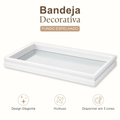 Bandeja Espelhada Decorativa em MDF Premium