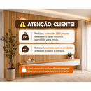 Kit até 100 Placas Painel Ripado Em MDF Decoração 45x11 - Envio FULL
