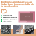 Tapete de Banheiro Super Absorvente Antiderrapante