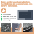 Tapete de Banheiro Super Absorvente Antiderrapante