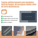 Tapete de Banheiro Absorvente Antiderrapante Secagem Rápida