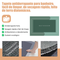 Tapete de Banheiro Super Absorvente Antiderrapante