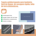 Tapete de Banheiro Super Absorvente Antiderrapante